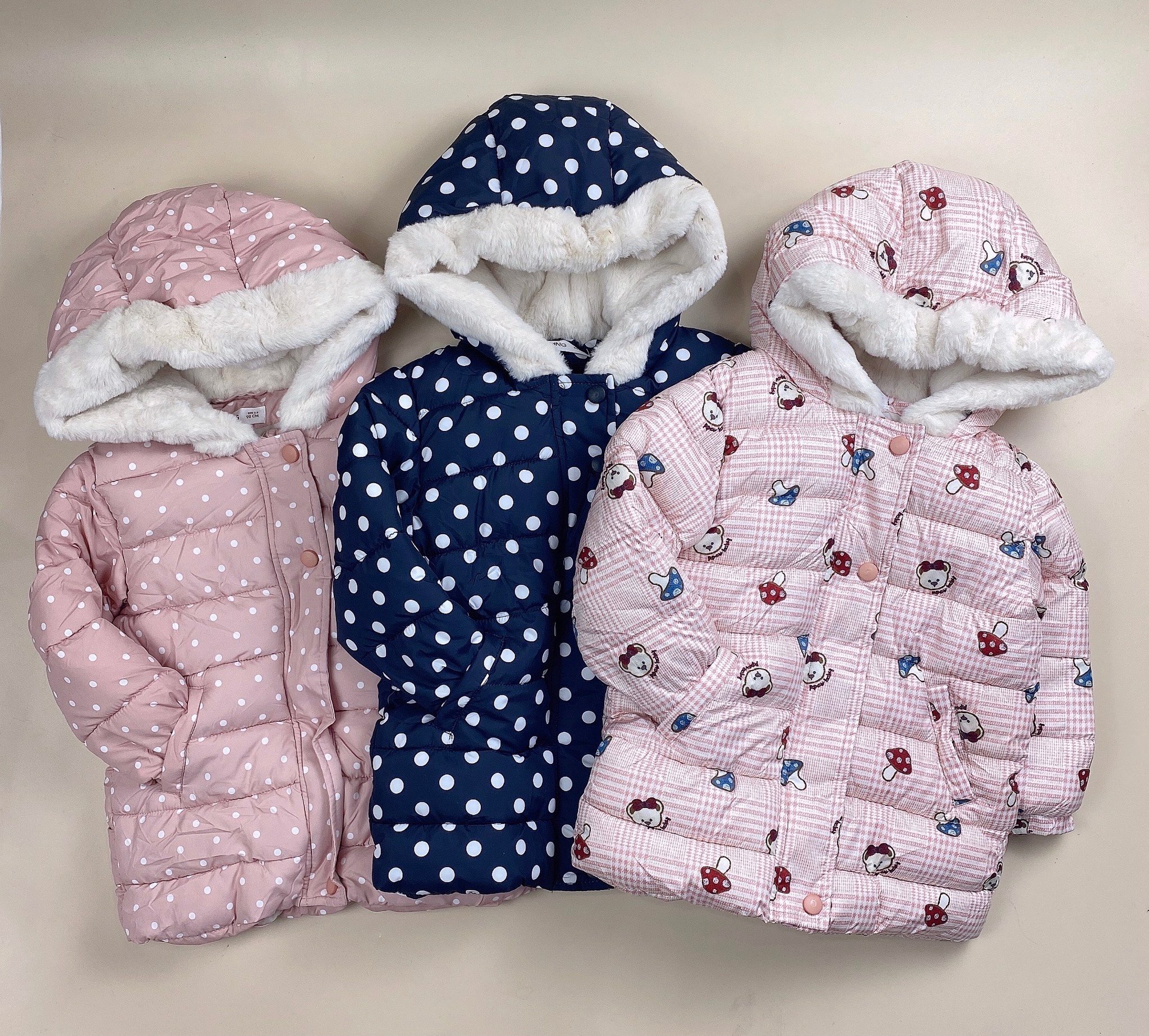 Áo phao Mango 3 màu BG size 18m - 5y