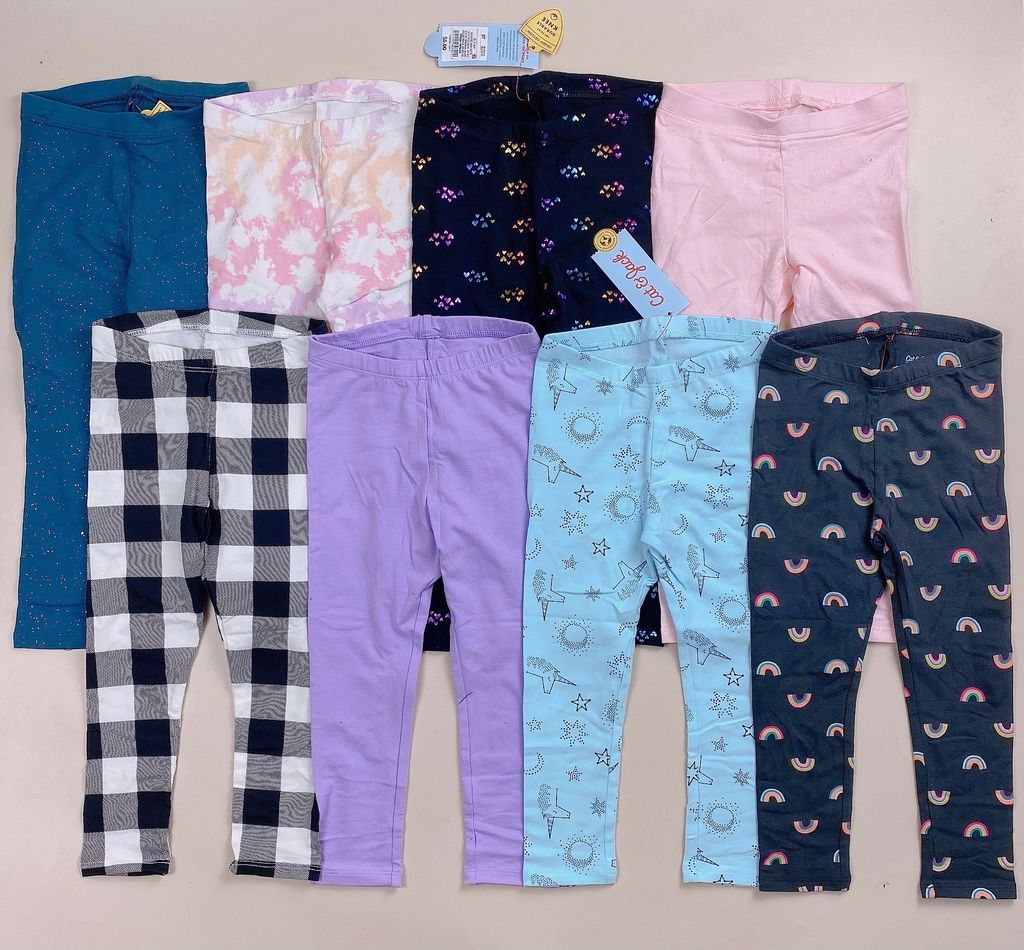 Quần legging Cat & jack nhiều hình BG size 12m - 5y
