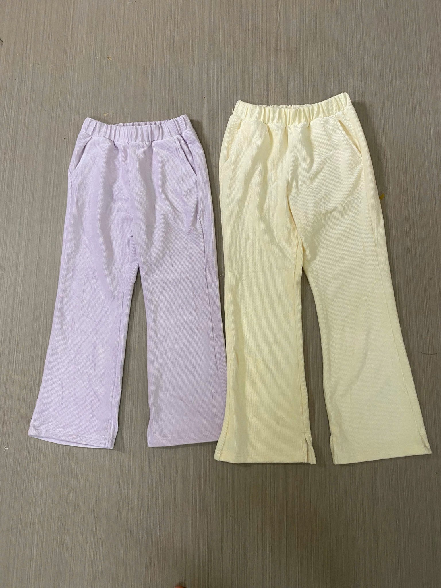 Quần nhung tăm ống vẩy Topten xuất Hàn 3 màu bé gái size 120-160