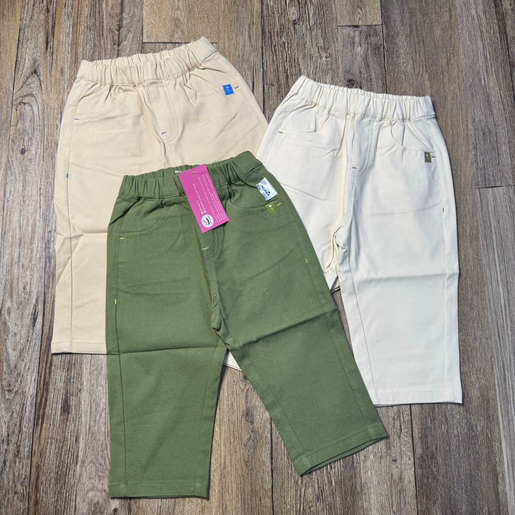Quần dài kaki mềm Moimoln xuất Hàn nhiều màu cho bé size 90-130