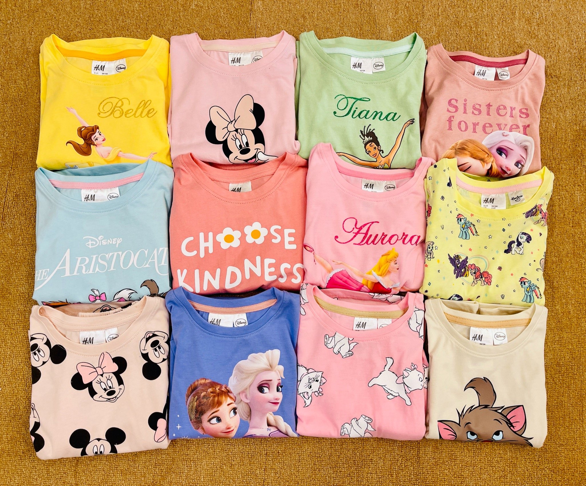 Bộ cotton HM nhiều hình BG size 2-10y