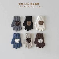 Găng tay hình gấu nhiều màu cho bé size 3-6y