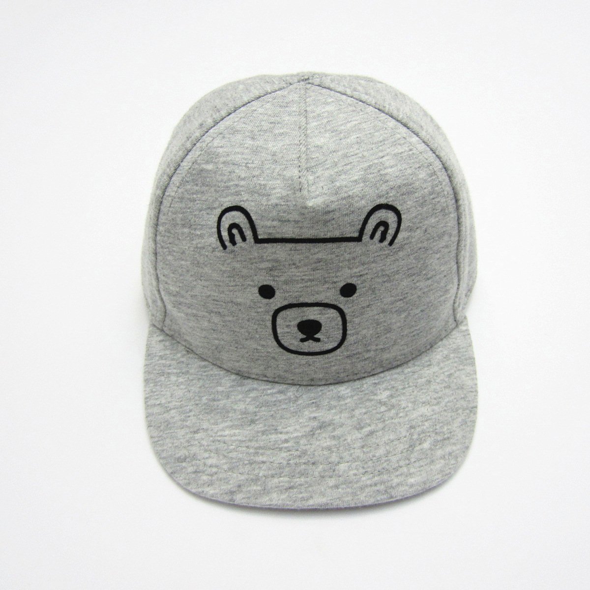 Mũ lưỡi trai Miller màu ghi mặt gấu