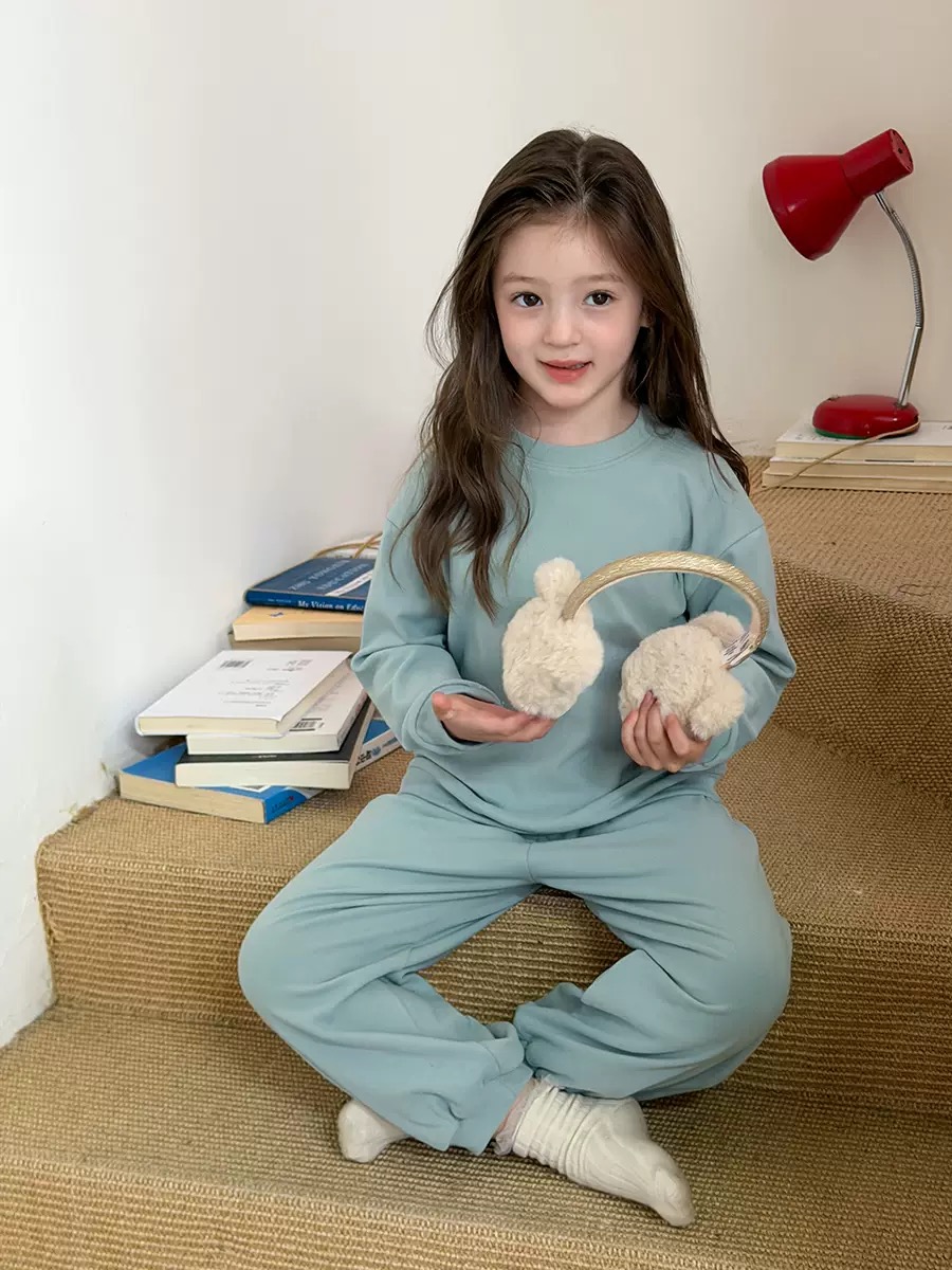 25H034 - Bộ giữ nhiệt AMBB trơn nhiều màu cho bé size 110-170