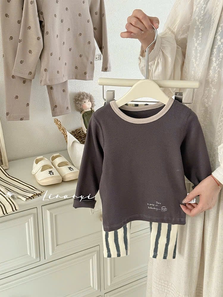 88068 - Bộ cotton Linanxi QC nhiều màu cho bé trai size 90-140