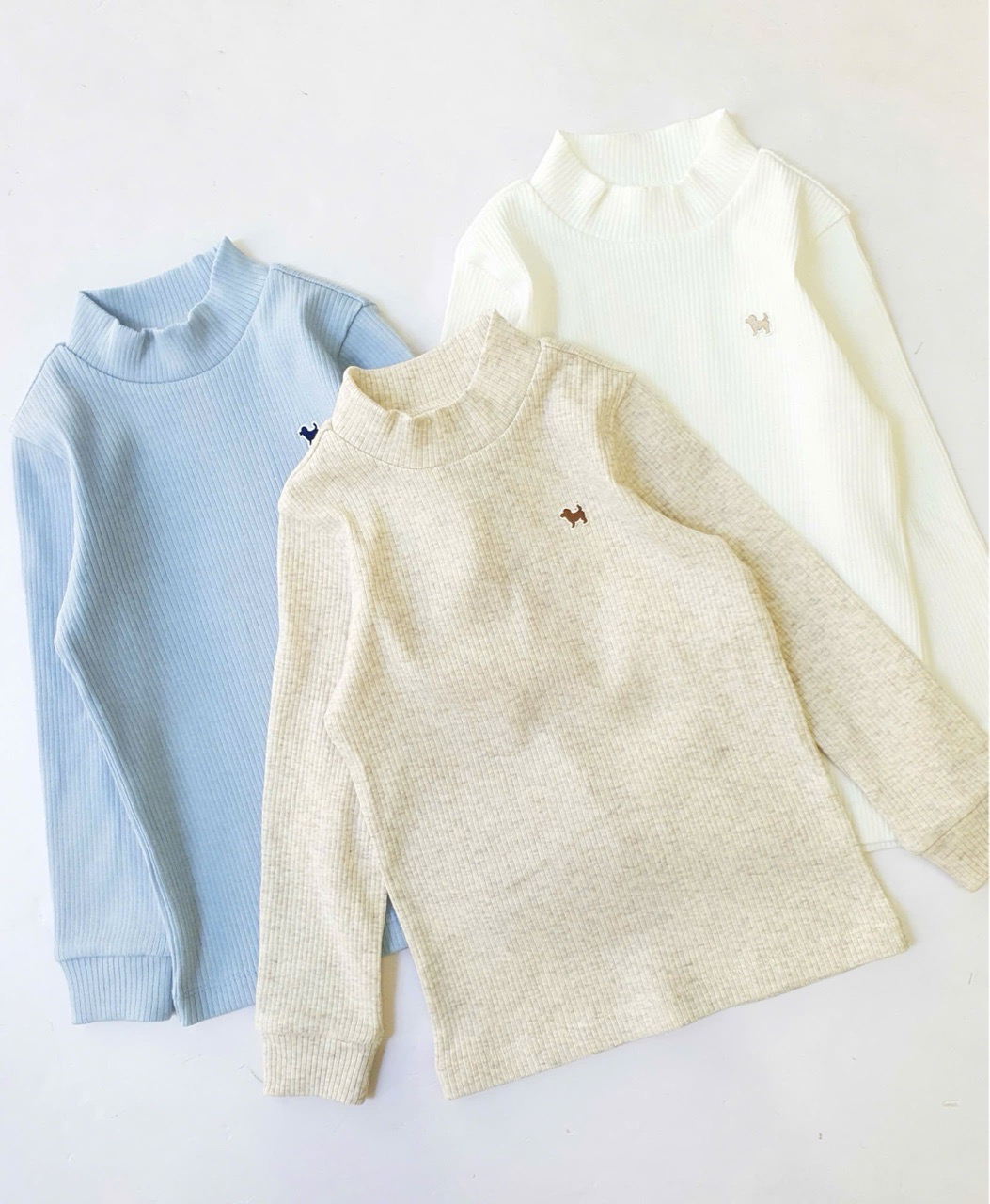 BM2511ST04 - Áo thun giữ nhiệt thêu cún nhiều màu cho bé size 80-160