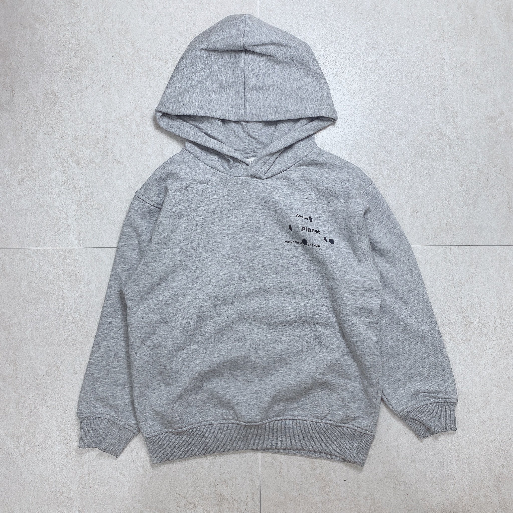 Áo nỉ hoodie Topten in Planet 3 màu ghi / đen / xanh size 130 - 170
