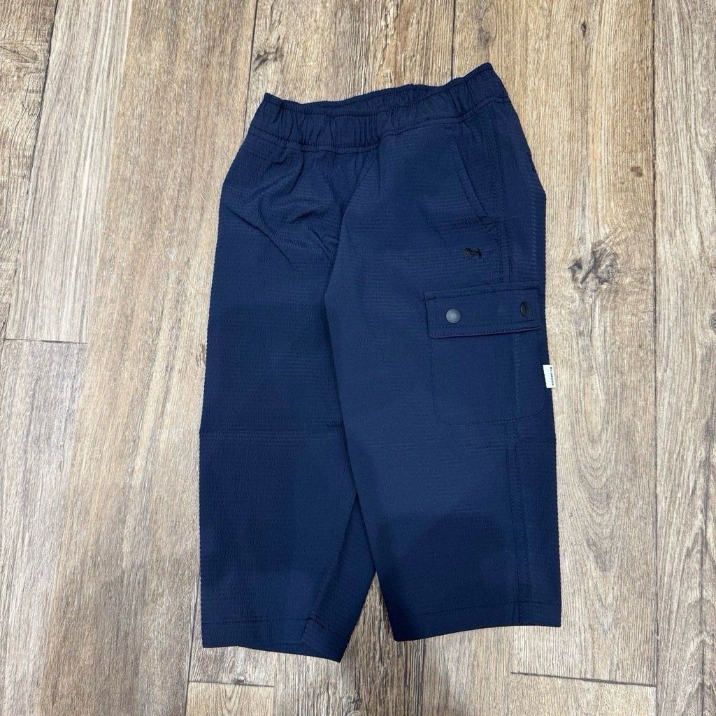 Quần baggy vải xốp BD xuất Hàn màu navy cho bé size 100-155