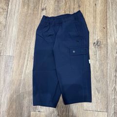 Quần baggy vải xốp BD xuất Hàn màu navy cho bé size 100-155