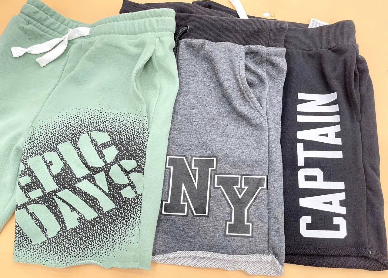 Quần short da cá HM dòng Đại nhiều màu Bé Trai size 8 - 14y+