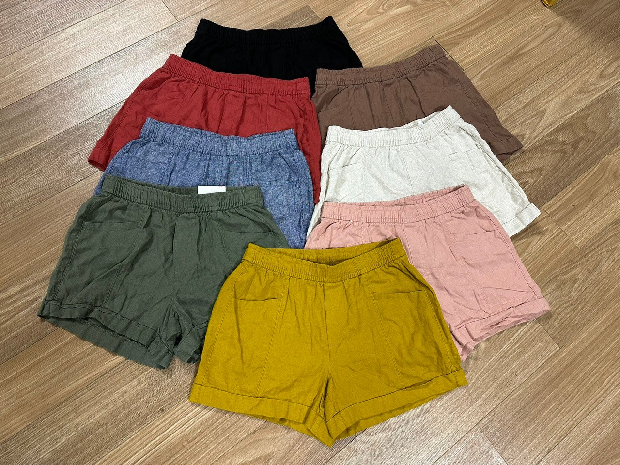 Quần short linen Oldnavy nhiều màu cho mẹ size XS / S / M