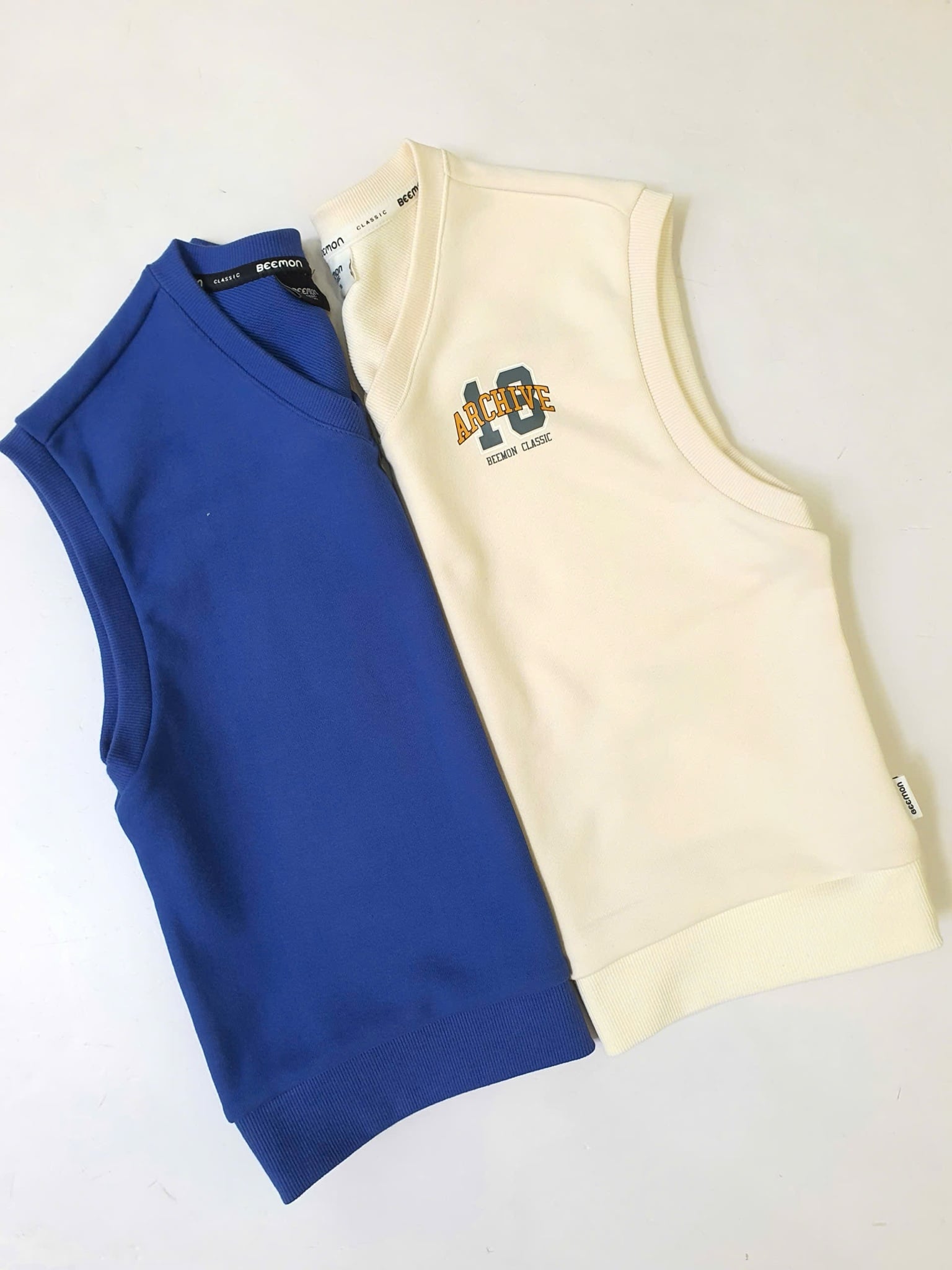 BM2510VT06 - Áo gile nỉ da cá Beemon 2 màu cho bé size 120-160