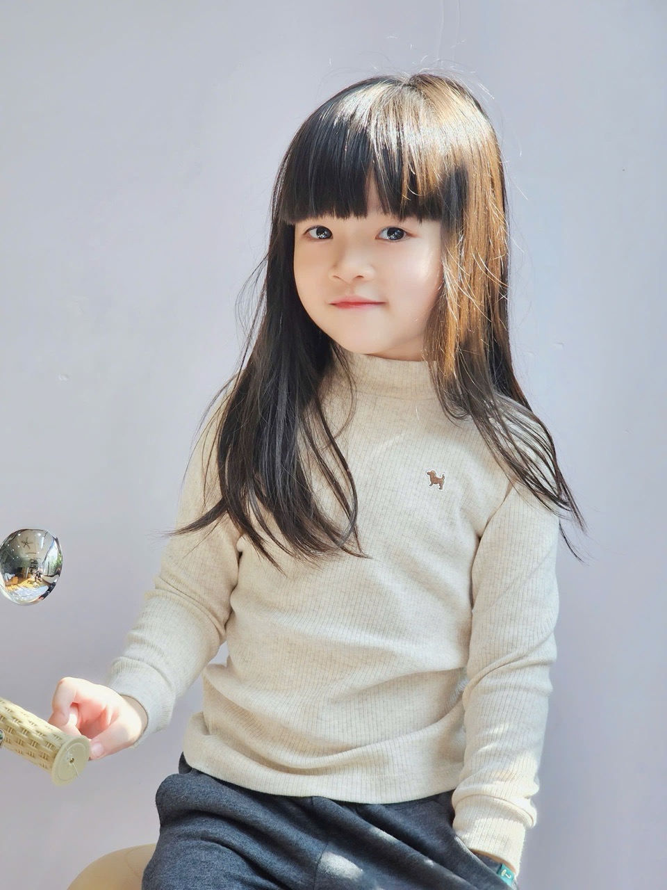 BM2511ST04 - Áo thun giữ nhiệt thêu cún nhiều màu cho bé size 80-160