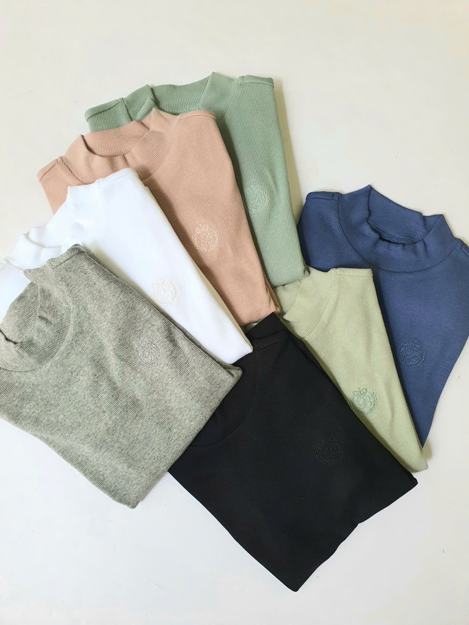 BM2511TS08 - Áo Beemon cổ 3p thun tăm giữ nhiệt nhiều màu cho bé size 120-160