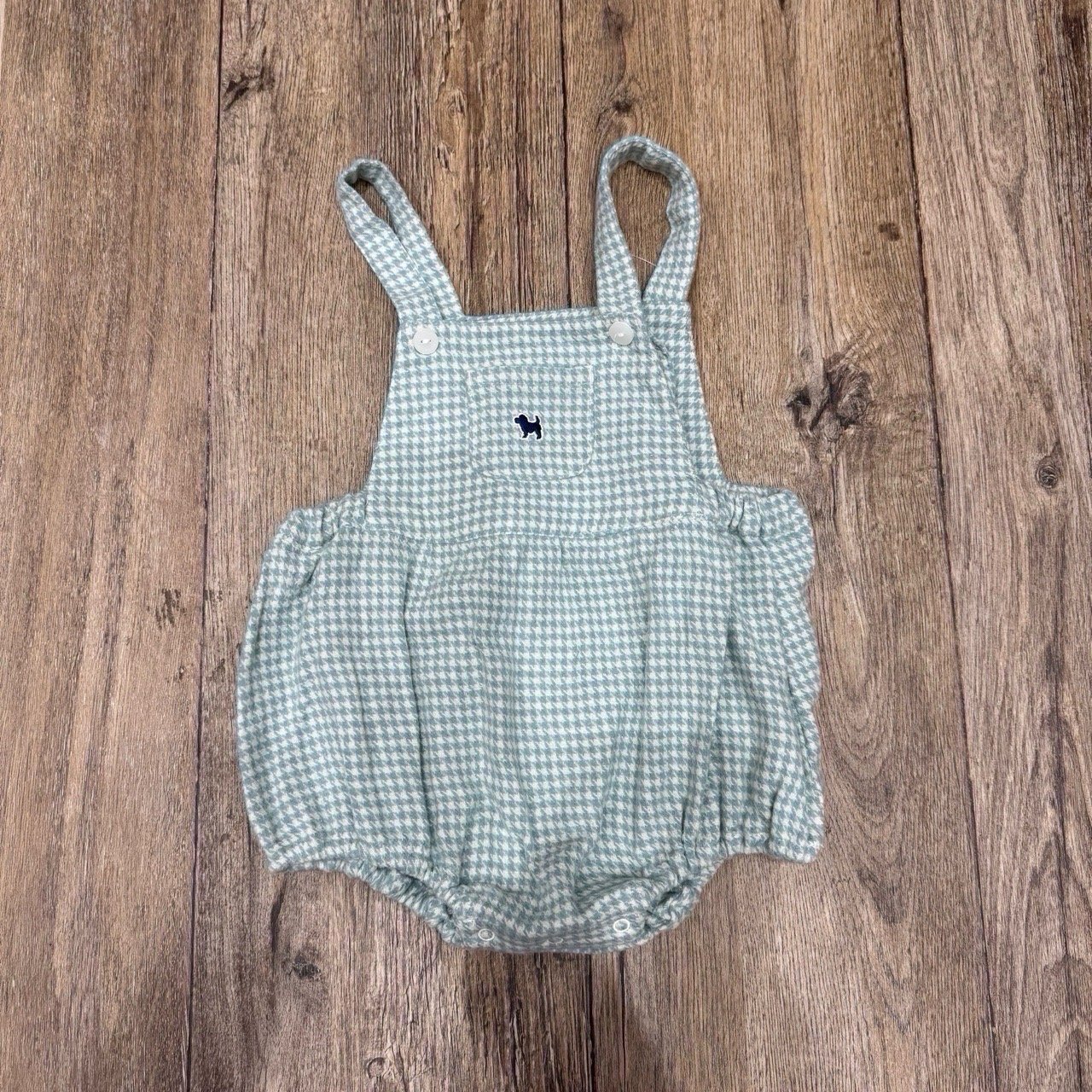 Set áo + yếm body BD Baby 2 màu hồng/xanh cho bé size 80