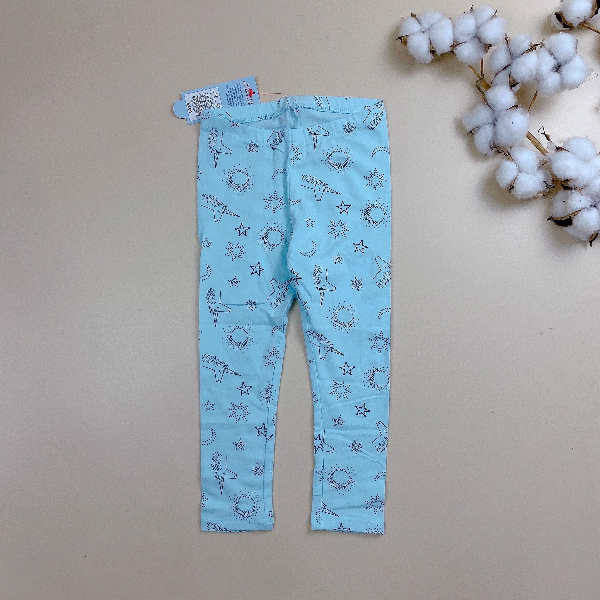 Quần legging Cat & jack nhiều hình BG size 12m - 5y