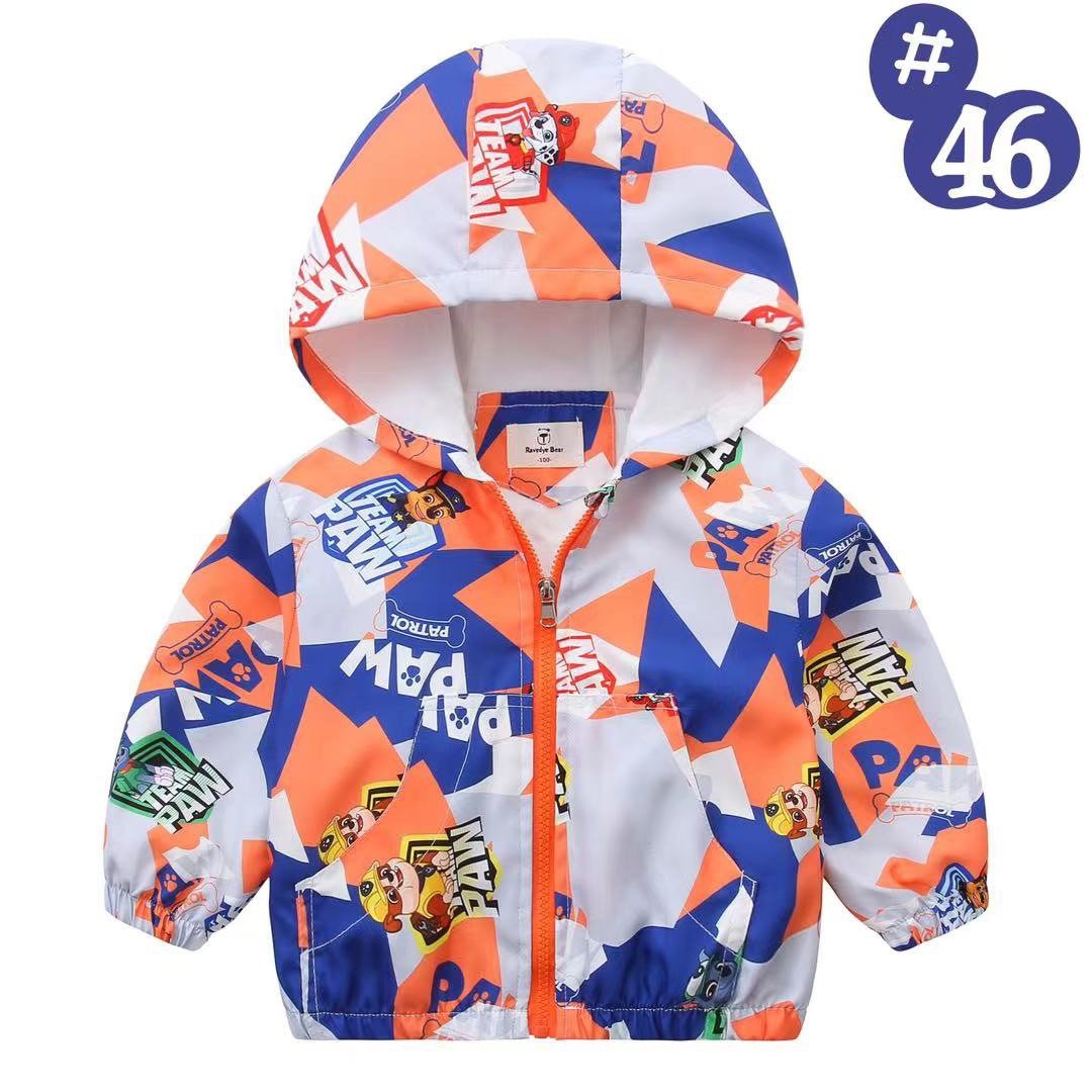 Áo gió lót cotton Ravedye Bear nhiều hình Bé Trai size 100 - 140