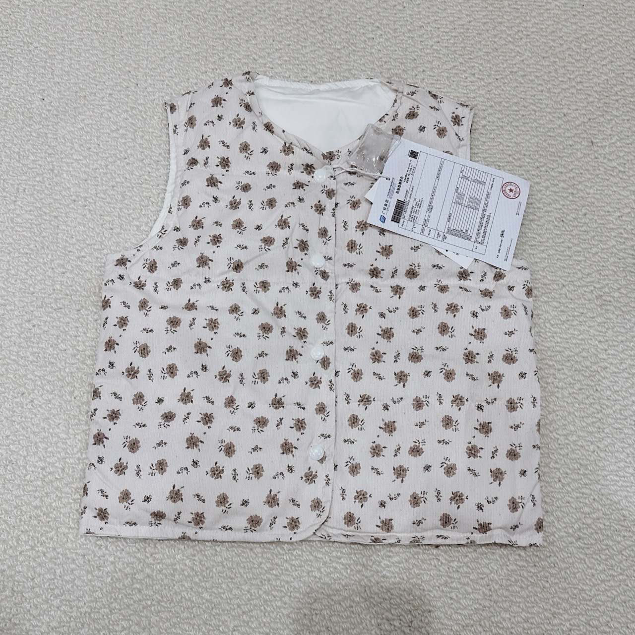 Áo khoác gile lông vũ Liwu Kids siêu nhẹ 2 mặt nhiều mẫu cho bé size 90 - 130