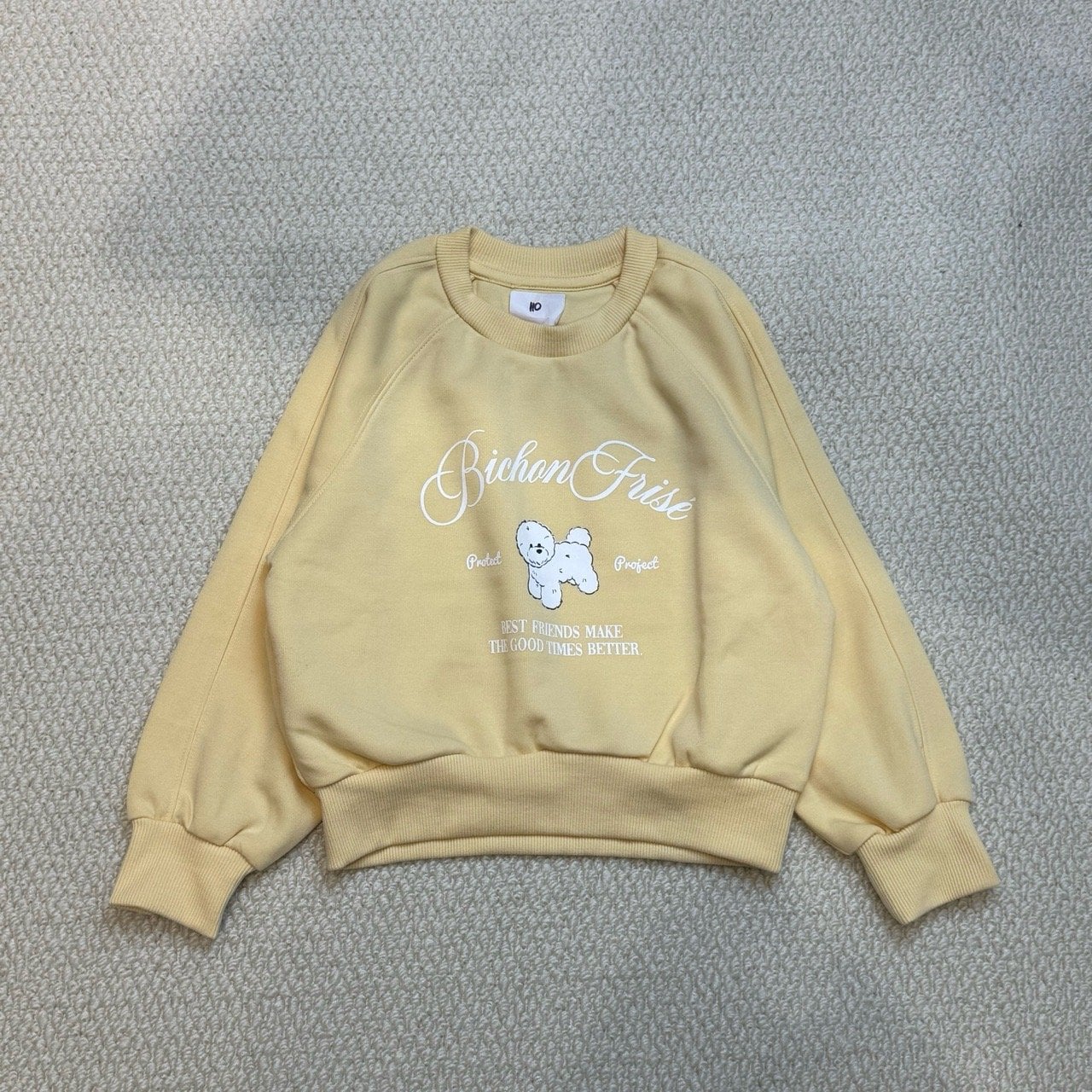 Áo nỉ Polham 2 màu vàng/rêu cho bé size 110-160