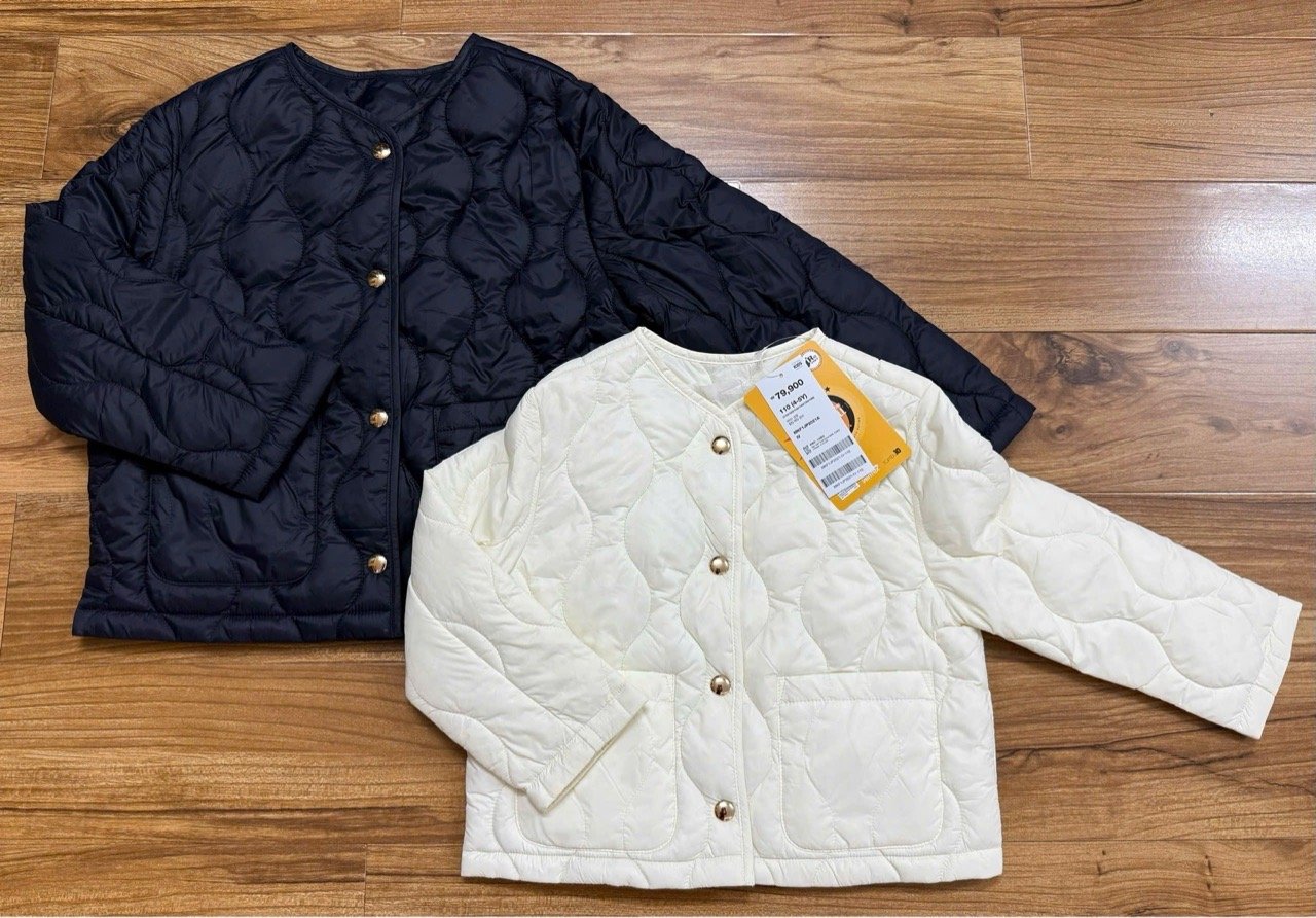 AK70 - Áo khoác chần bông siêu nhẹ Top10 nhiều mẫu cho bé size 110-160