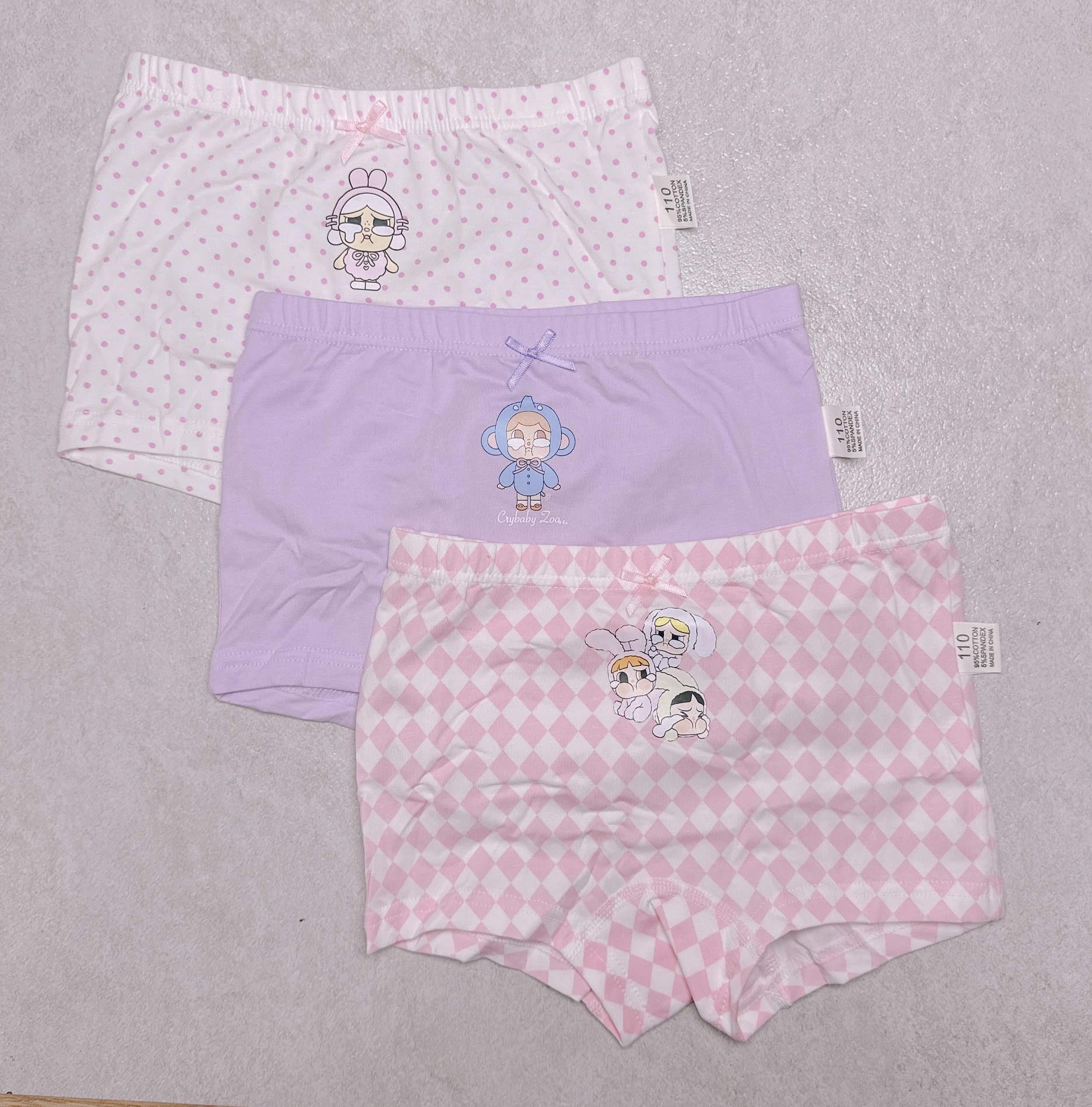 BM2 - Set 3 chip đùi Teengo nhiều hình cho Bé Gái size 3 - 14y