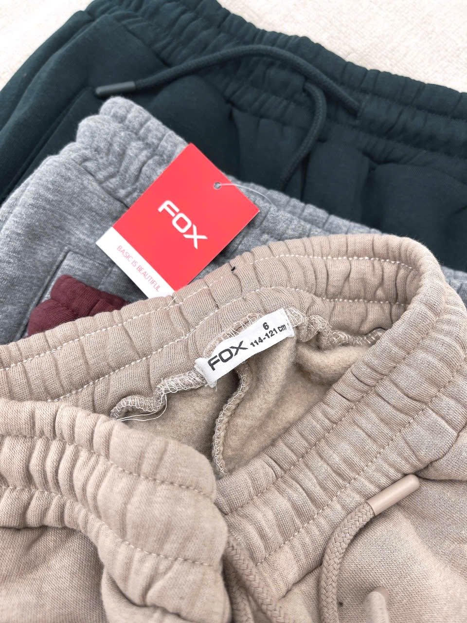 Quần nỉ bông FOX bo gấu dư xịn nhiều màu cho bé trai size 4-18y