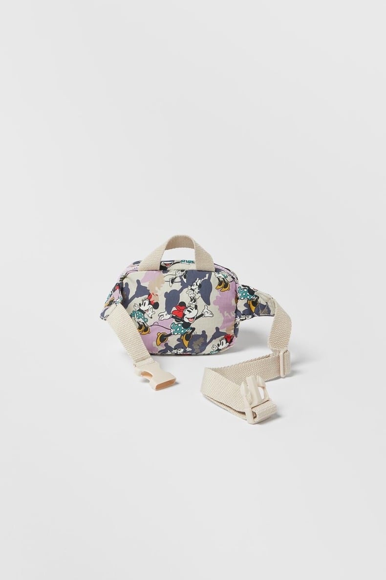 Túi bao tử Zara tím minnie