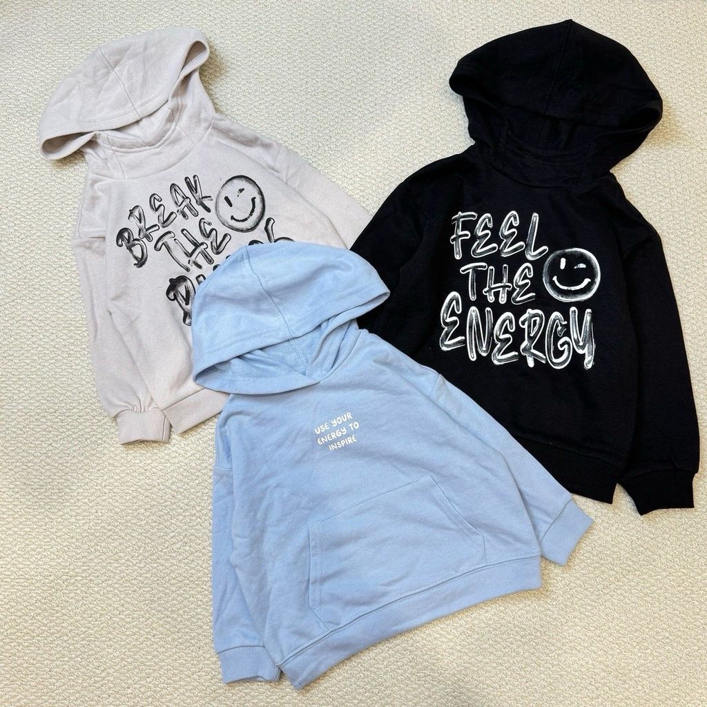 Áo nỉ mỏng hoodie GGJJ dư xịn nhiều màu cho bé size 2-8y