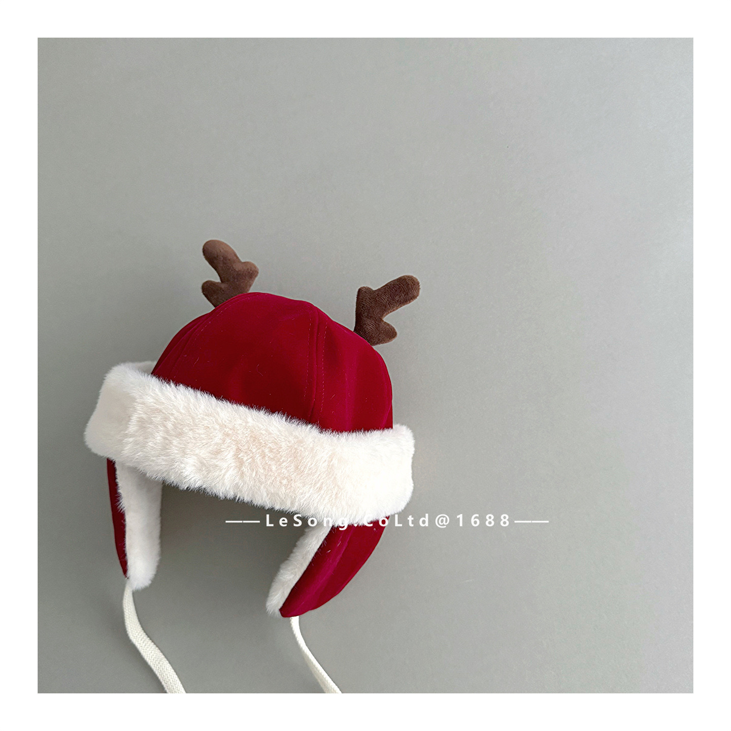 Mũ nhung đỏ noel nhiều mẫu cho bé