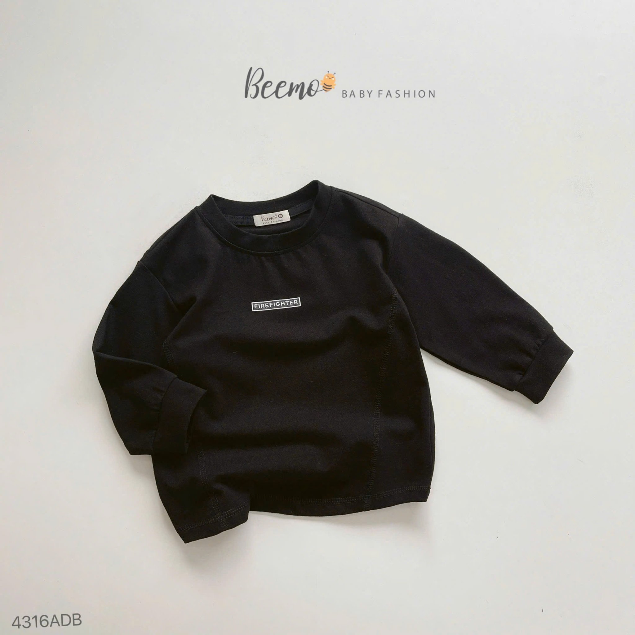 4316ADB - Áo cotton in giữa ngực Beemo