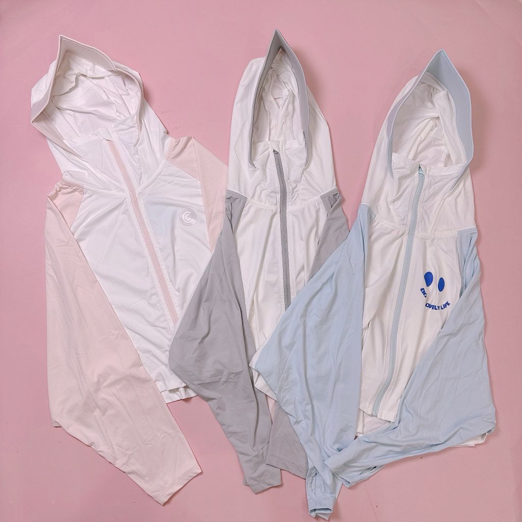 Áo khoác chống nắng +50UPF vải làm mát tay giác lăng nhiều màu cho bé size 110-160 (Họa tiết ngẫu nhiên)