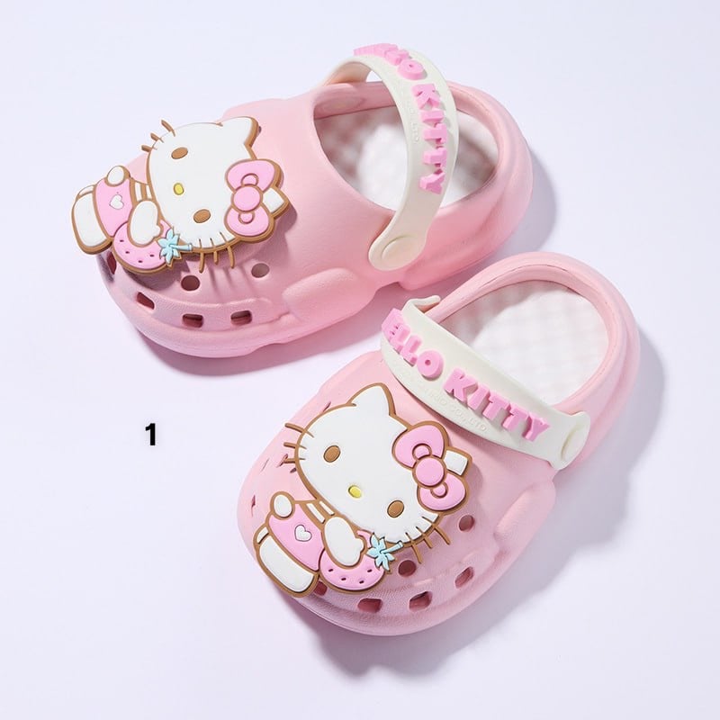 Sục nhựa Kuromi, Hello kitty, Melody nhiều màu BG
