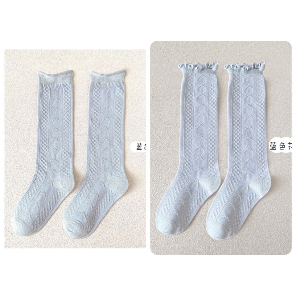 Tất cao cổ trơn nhiều màu Minliu cho bé gái size 3-12y