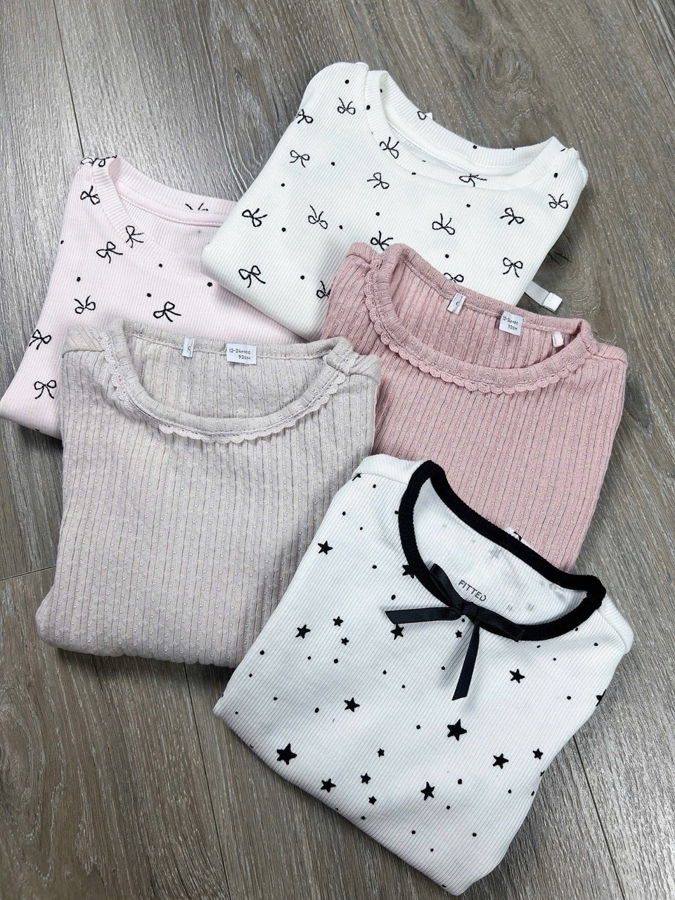 Áo thun GGJJ dư xịn nhiều mẫu cho bé gái size 2-8y