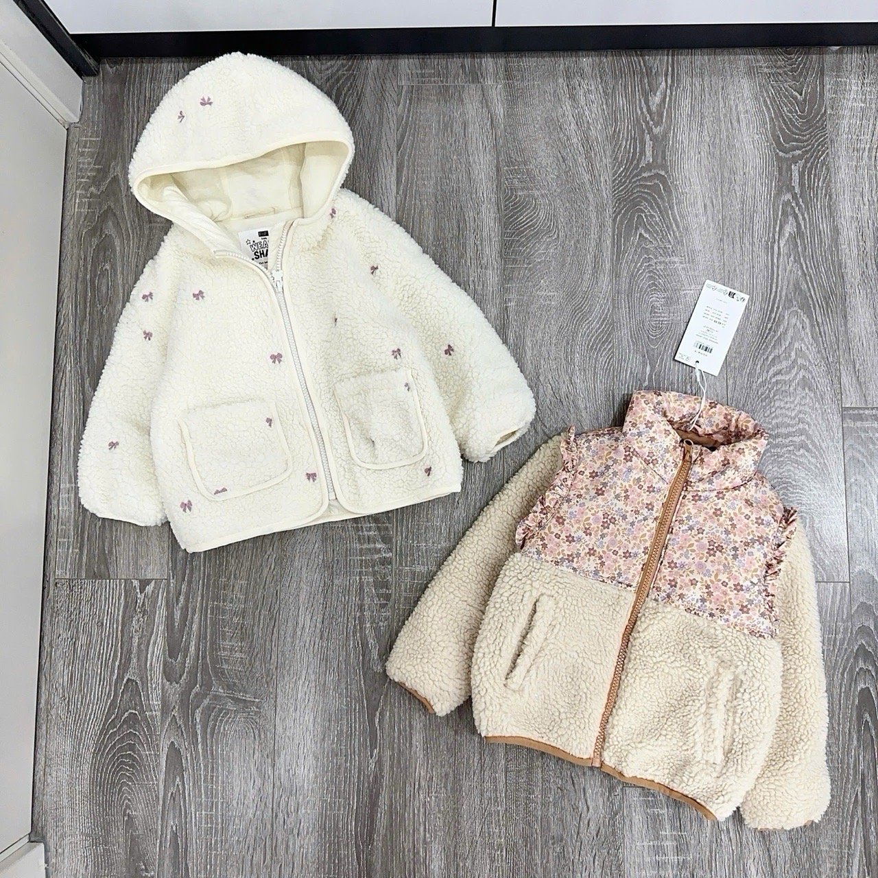 AK50 - Áo khoác lông cùn Name It, FF cho bé size 2-7y