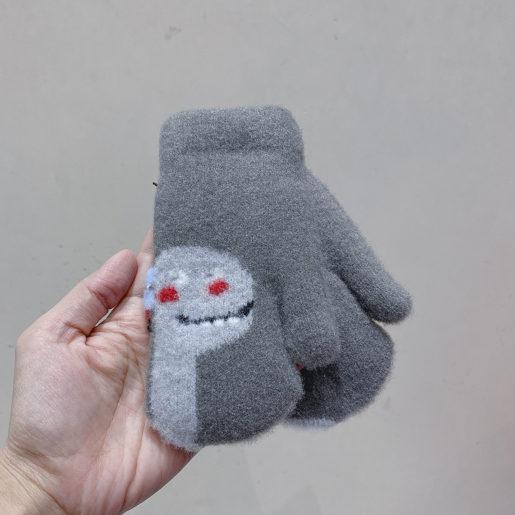 Găng tay chụp ngón hoạ tiết khủng long nhiều màu bé trai 2-5y