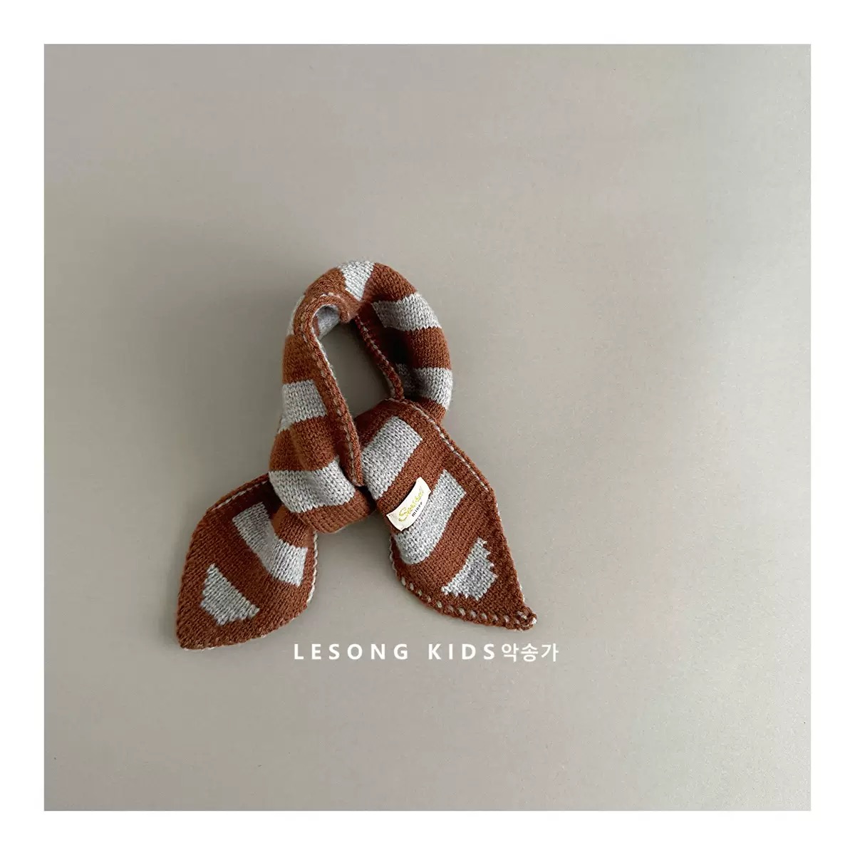 Khăn len quàng cổ cho trẻ em vải cotton kích thước 60-80cm/80-100cm Yiwu Lesong