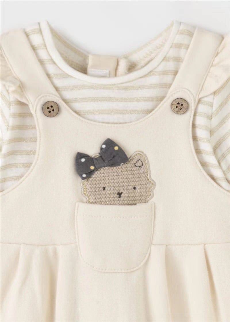 Set áo liền quần yếm Mayoral nhiều hình BG size 1m - 18m