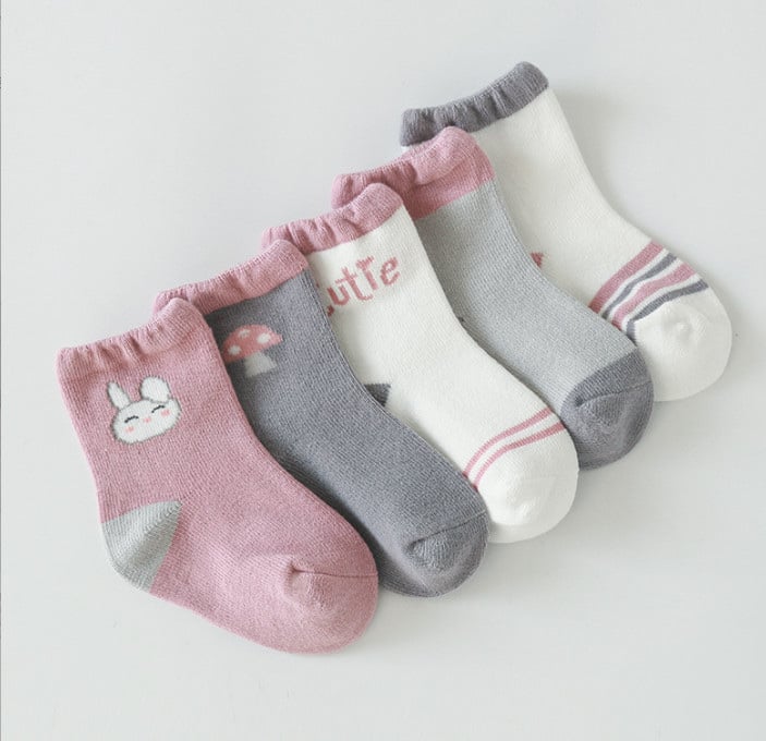 Set 5 tất cao cổ Nemo Baby Socks 4 tông màu