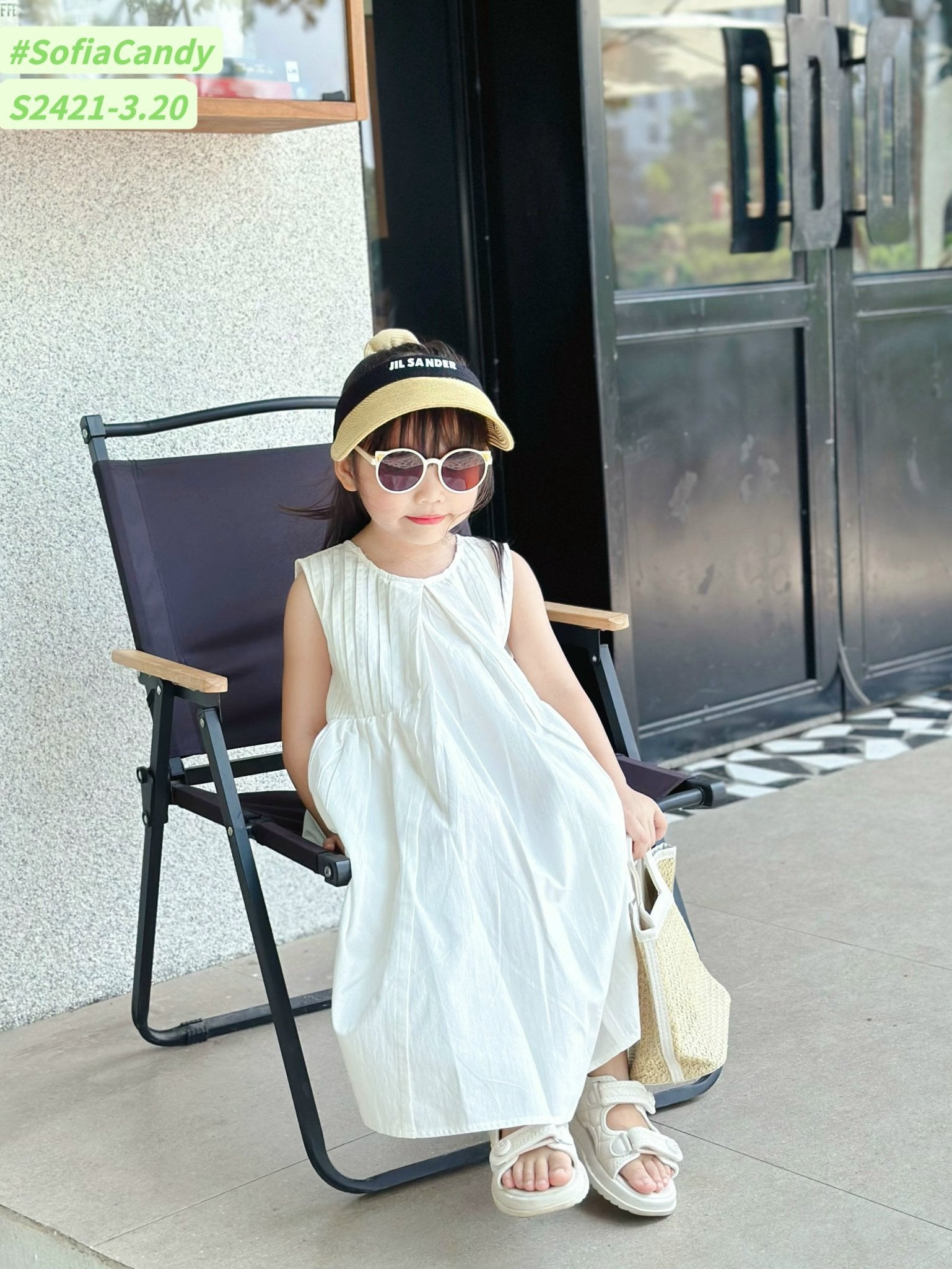 Váy Sofia Candy sát nách hở lưng nhiều màu BG size 1-10y