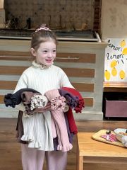 24A169 - Áo len cổ bèo AMBB nhiều màu cho bé size 90 - 170