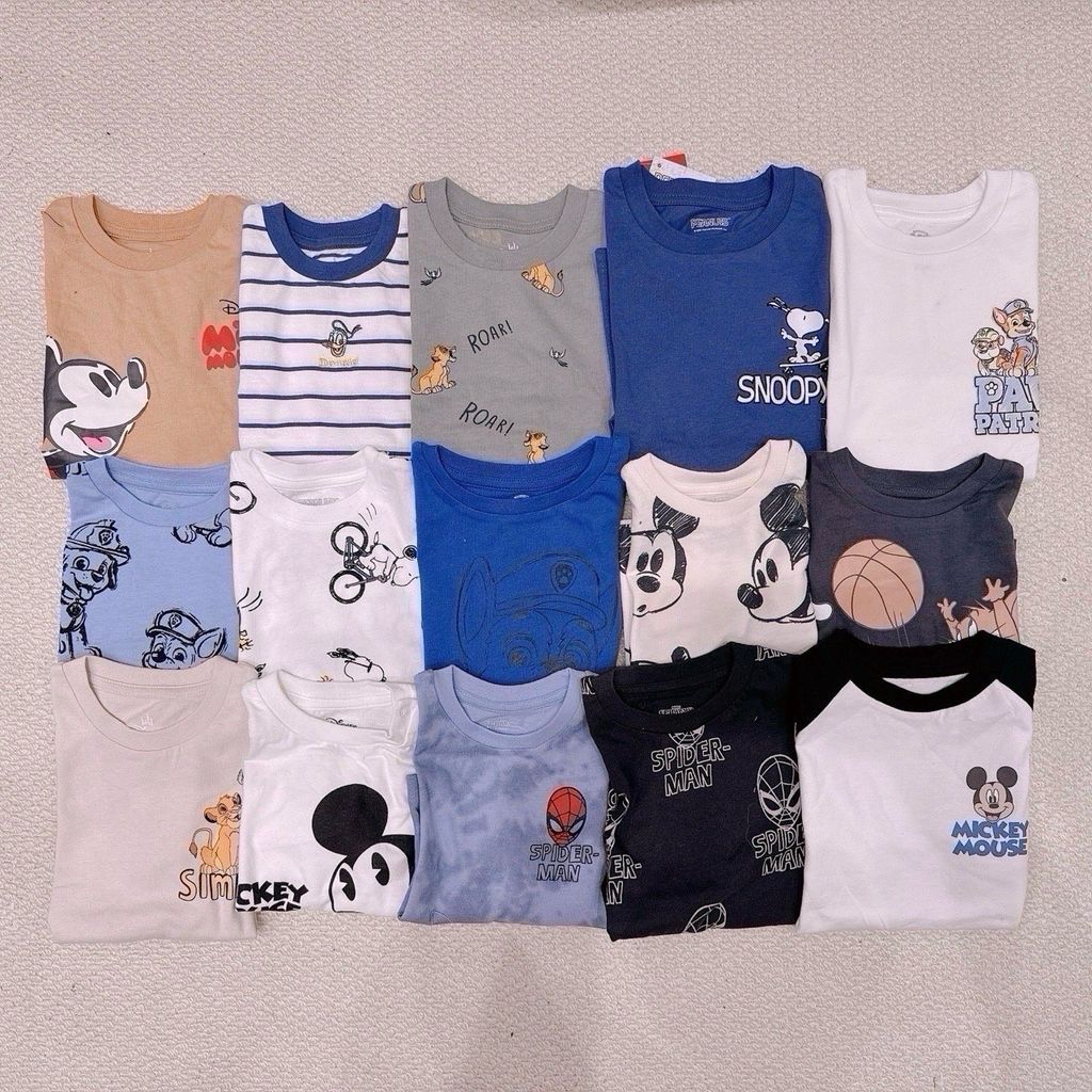 Áo cotton FOX dư xịn nhiều mẫu cho bé trai size 1-5y