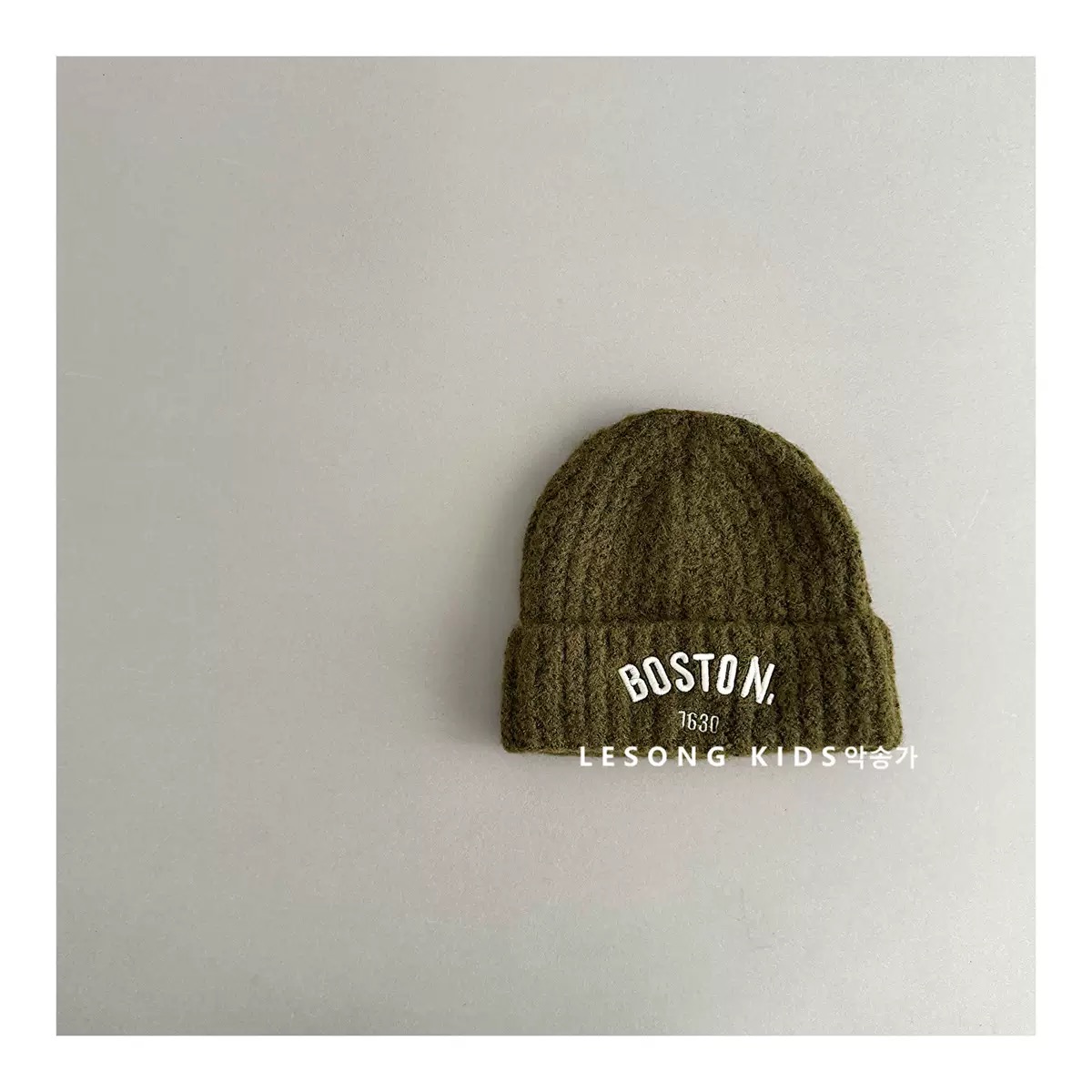 PK06 - Mũ len vành tròn Boston nhiều màu cho bé size 48-53cm