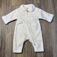 Body da lộn Moimoln xuất Hàn màu kem cho bé size 73/80