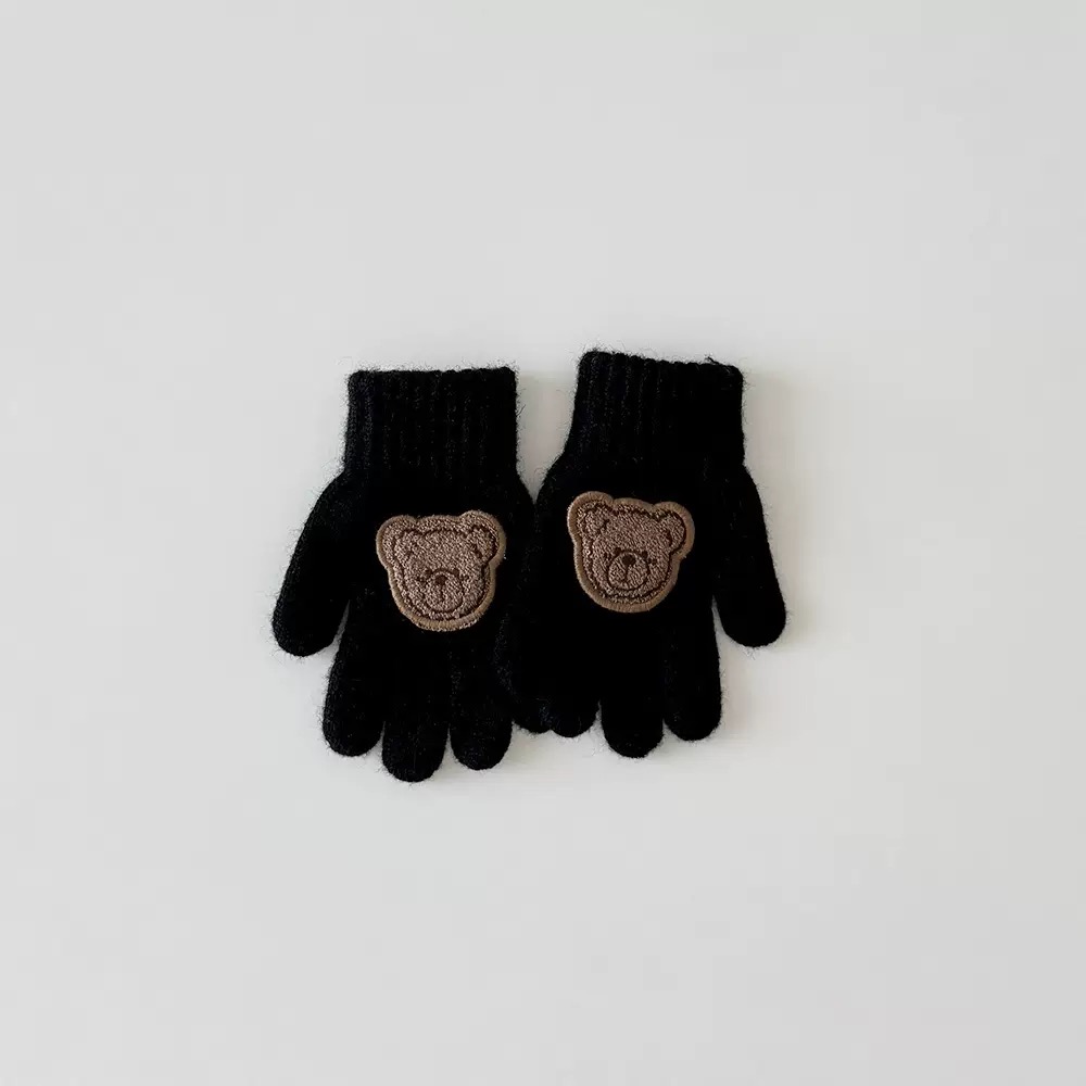 Găng tay hình gấu nhiều màu cho bé size 3-6y