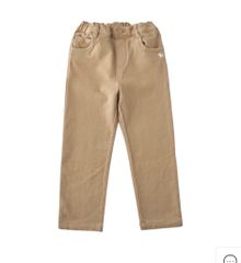 Quần kaki BD xuất hàn màu be túi trái tim bé gái size 100-165