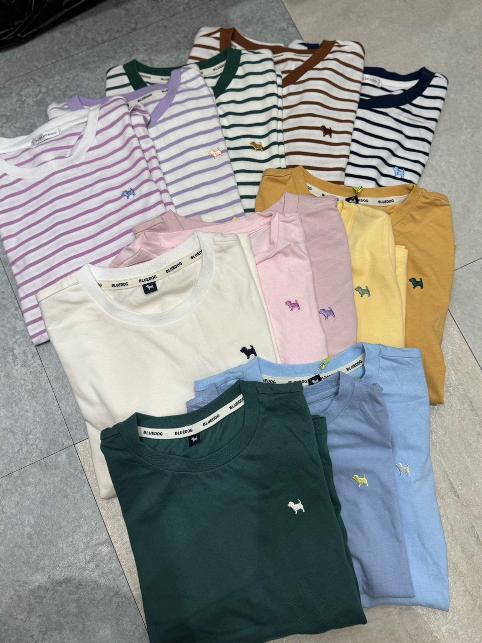 Áo cotton dài tay BD xuất Hàn nhiều màu cho bé size 100-165