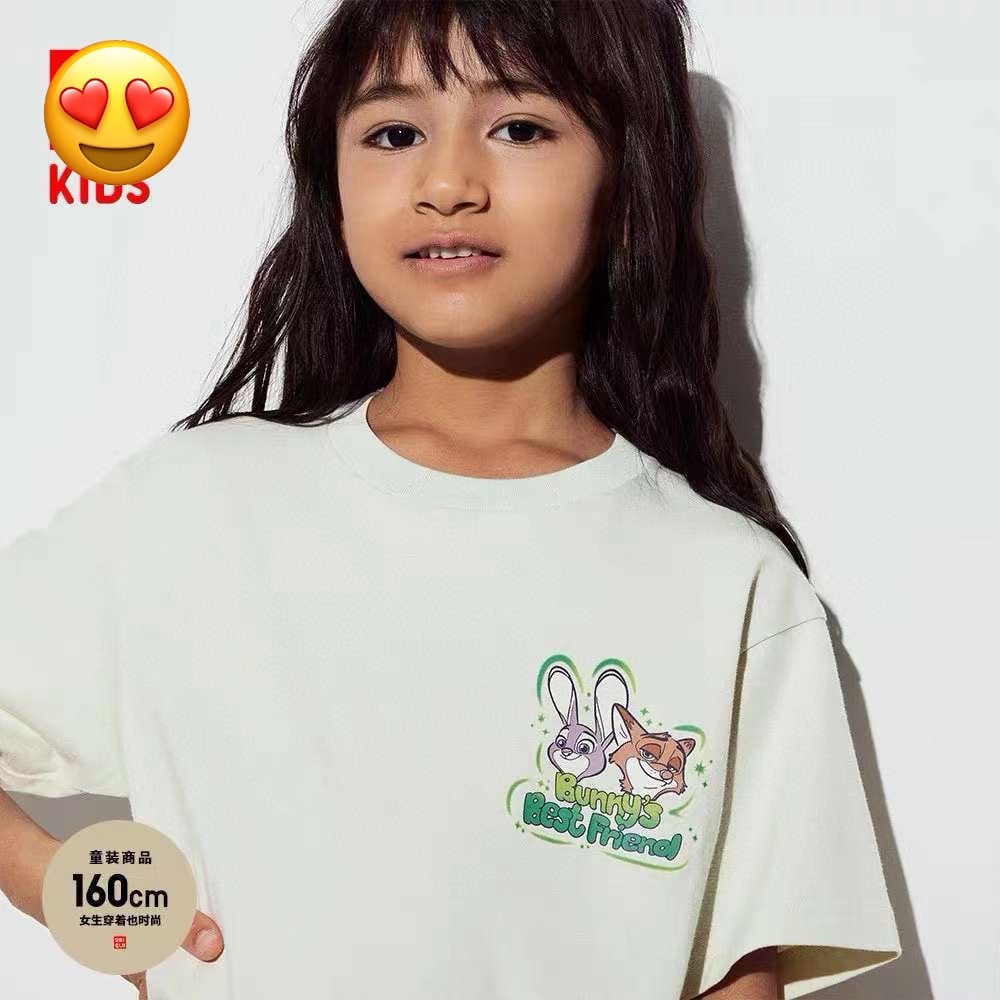 Áo cotton Uni Disney nhiều màu BTBG size 110-160