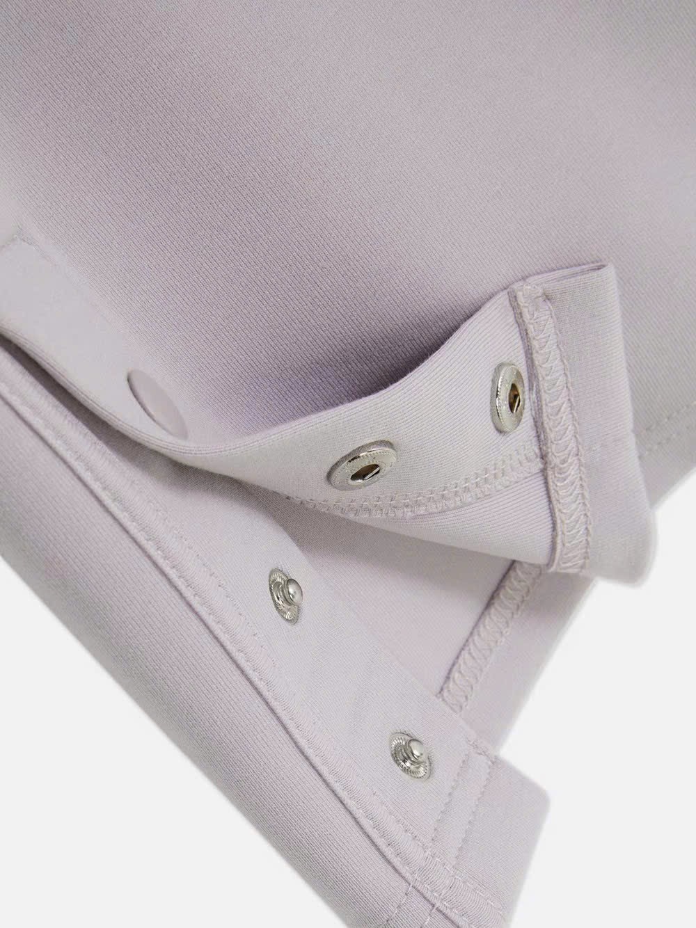 Bộ nỉ thể thao Pri.mark màu tím lilac Stitch cho bé gái size 7-15y