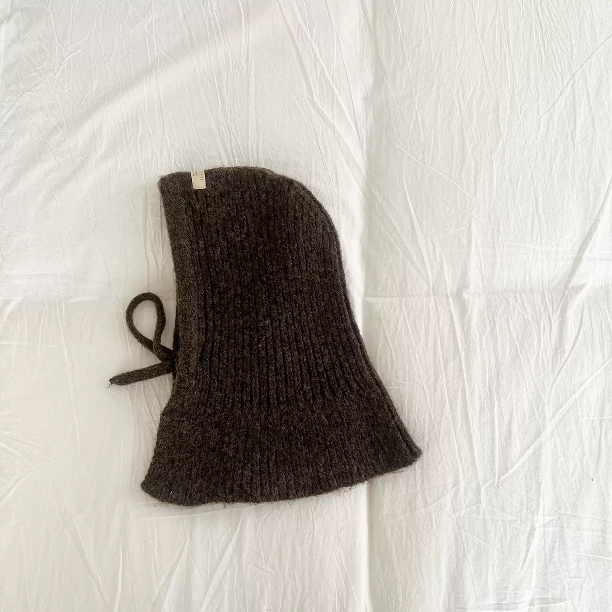 Mũ len liền khăn cài khuy nhiều màu cho bé size 3-8y